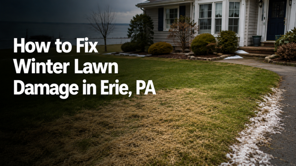 How to Fix Winter Lawn Damage in Erie, PA